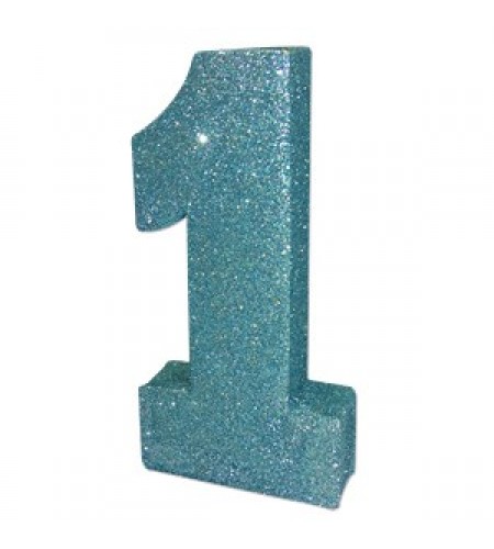 DECORAÇÃO MESA  1 GLITTER AZUL